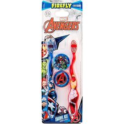 Marvel Los Vengadores- Juego de 2 cepillos de dientes para niños, ideales para viaje 40 g