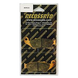 accossato agpa51ev1-p42811 Pastillas freno, Color Negro, Talla única