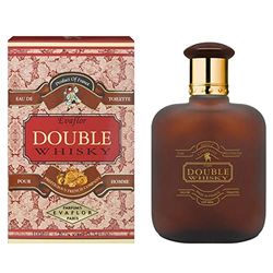 WHISKY Double • Eau de Toilette 100 ml • Vaporisateur • Parfum Homme • EVAFLORPARIS