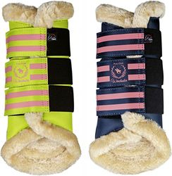 HKM Bottes classiques pour cheval Bleu foncé Taille M