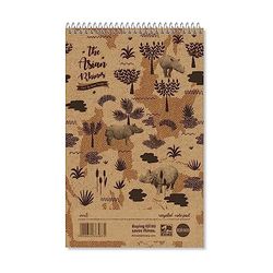 Rhino 8 x 5 Recycled Shorthand Notebook (200 x 127mm) | 80 Leaf/160 Page | 8mm Lined | Pack of 1 - Eco Notepad Made from 100% Recycled Materials