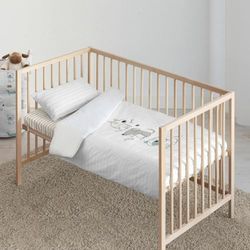 Kids&Cotton Huali Beddengoedset Big Blue, 115 x 145 cm