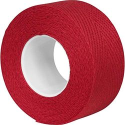 cyclingcolors 1 x Velox stuurband textiel fiets racefiets vintage oldtimer katoen bruin blauw rood wit geel oranje (rood)