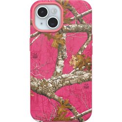 Hoesje van OtterBox voor iPhone 15, iPhone 14 en iPhone 13 Symmetry Series, compatibel met MagSafe, slanke pasvorm, verhoogde randen beschermen camera en scherm, flamingo roze