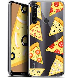 Caseink Beschermhoesje voor Xiaomi Redmi Note 8T (6.3) [Gel HD bedrukt in Frankrijk collectie Foodie Design Pizza - zacht - ultradun]