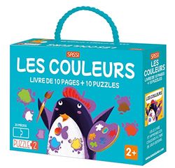 Puzzle 2. Les couleurs: Le livre de 10 pages + 10 puzzles