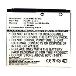 amsahr Grade A Celle della batteria (1400 mAh, 7.4 V) per Pentax Grigio
