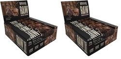 Warrior Raw Protein Flapjacks – 12 Bars x 75g Each – Packed with 20g of Protein – Low Sugar, High in Fibre (Choc Brownie) (Pack of 2)