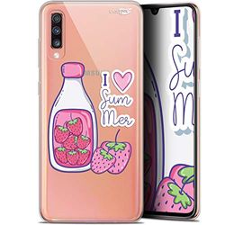 Caseink fodral för Samsung Galaxy A70 (6.7) Gel HD [ ny kollektion - mjuk - stötskyddad - tryckt i Frankrike] Milky Summer