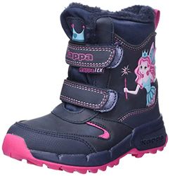 Kappa Feya Tex K, Zapatos para Nieve, Azul Marino, Rosa, 27 EU