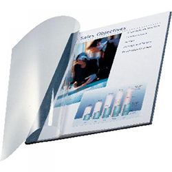 Leitz impressBIND Soft Covers, 14.0 mm Spine, Black, Pack of 10
