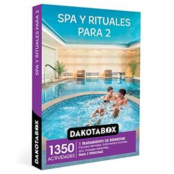 DAKOTABOX - Caja Regalo mujer hombre pareja idea de regalo - Spa y rituales para 2 - 1350 actividades como spa, tratamientos faciales, masajes y rituales de belleza