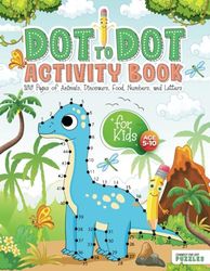 Dot to Dot for Kids Ages 5-10: 100 Pages of Connect the Dots Puzzles - Activity Book for Learning - Age 3-5, 4-8, 6-10