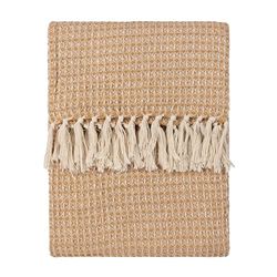 Yard Lorne Waffle Fringed Throw