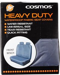 Cosmos HDC 52502 Front Bench Heavy Duty Seat Cover in Grey