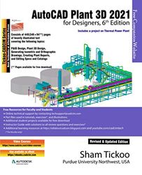 AutoCAD Plant 3D 2021 for Designers, 6th Edition