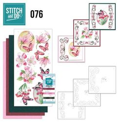 Stitch and Do 76 - Fiori rosa