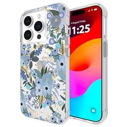 Rifle Paper Co. iPhone 15 Pro Hoesje [Compatibel met MagSafe] [12FT valbescherming] Leuke iPhone Case 6,1 inch met bloemenpatroon, krasbestendige technologie, schokbestendig materiaal, slim fit