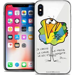 Caseink - Beschermhoes voor Apple iPhone XS/X (5.8) [Licence Official Collector Les Shadoks® Design Chaud ou Froid - Flexibel - Ultradun - Gedrukt in Frankrijk]
