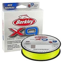 Berkley Unisex vuxen X9 flätad fiskelina med flamma grön