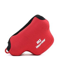 MegaGear MG387 Nikon 1 J5 (10-30mm), J4 Ultra Light Custodia in Neoprene per Fotocamera - Rosso