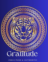 Gratitude Journal: Meditation, Daily Notebook | 103 Pages, Lined, 8.5 x 11"