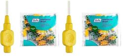 Cepillo interdental TePe, Original, amarillo, 0,7 mm/ISO 4, 20 ud., limpieza interdental eficaz, eliminación de placa e hilo dental para espacios reducidos (Paquete de 2)