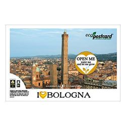 Eco-Postcard Turistica di Bologna - I love Bologna