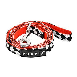 Puppia Racer Lead Laisse pour Chien Rouge Taille L 70 g