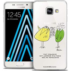 Caseink - fodral för Samsung Galaxy A3 2016 (A310) [officiell samlarlicens The Shadoks® Design The Dialog - mjuk - ultratunn - tryckt i Frankrike]