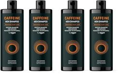 by Amazon, Shampoo Caffeine da uomo, 2 x 400 ml (Confezione da 2)