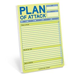 Knock Knock Plan of Attack Pad (Pastel-versie) - Dagelijkse planner Pad & To Do Pads, 6 x 9 inch