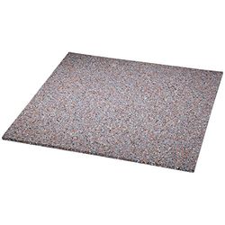 Xavax Tapete anti-vibração para máquinas de lavar e secar (60 x 60 cm, tapete de borracha, amortece as vibrações e o som, antiderrapante, base para máquina de lavar), cinzento