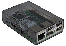 Pro Signal Raspberry Pi 3 Model B Quad Core With Case (Smoked Case)