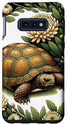 Carcasa para Galaxy S10e Caja Tortuga Ilustración Caja Floral Tortugas