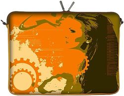 Digittrade Designer - Capa macia de neoprene para portáteis e tablets Sun de 128 de 15,6 polegadas