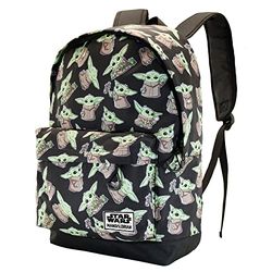 Star Wars The Mandalorian Grogu-FAN HS Backpack, Grey