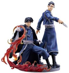 Fullmetal alkemist: Brotherhood statyett PVC Roy Mustang & Maes Hughes Kizuna 27 cm