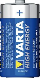 Varta Batteria High Energie C LR14 (Baby), confezione da 1