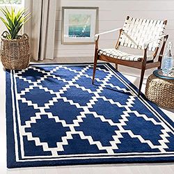 Safavieh "Langley" handtuftad matta 152 X 243 cm Navy/Ivory