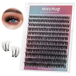 Mayhug Pestañas Pelo a Pelo Effet 3D Pestañas Postizas 144 pcs Pestañas Mix 8-18mm D Curl Lashes(S-Prism)