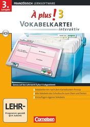 À plus! 3 Vokabelkartei interaktiv [import allemand]