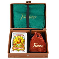 Fournier F31023 – Mus in etui van kunstleer, set-set, bruin