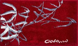 Grund Colani 23 Tapis de Bain, Polyacrylique Supersoft, Rouge, 70x120 cm