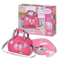 BABY born Verschoningstas - Verschoningstas voor poppen met verschoningsmat, lotionfles en een luier. Geschikt voor BABY born poppen tot 43cm - Geschikt voor kinderen van 3+ jaar - 832455