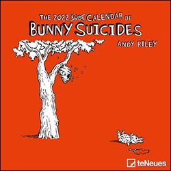 Calendario 2022 da muro Bunny Suicides, 12 mesi, 17,5 x 17,5 cm (17,5 x 35 cm aperto)