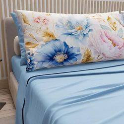 PETTI Artigiani Italiani - Parure de lit en Coton avec taies d'oreiller en Impression numérique, draps Doubles, Parure de lit Double, Marseille, 100% fabriqué en Italie