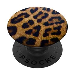 Popsockets- Patrón de guepardo animal leopardo PopGrip Intercambiable