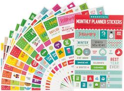 Essentials Month by Month Planner Stickers