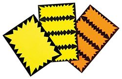 Apli 066318 400 Gamme Fluo no borrable, 35 mm x 90 mm, 250 g, jaune-noir